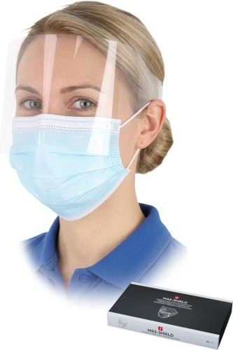 HIGIENICZNA MASECZKA Z OSŁONĄ OCZU