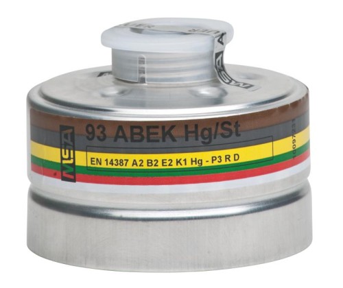 Filtropochłaniacz 93 ABEK Hg/St firmy MSA